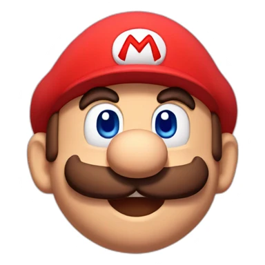 mario with heart eyes sticker