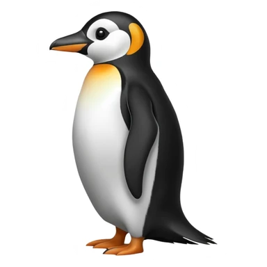 penguin side  sticker