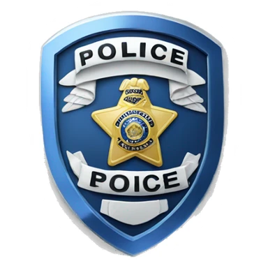 police badge sticker