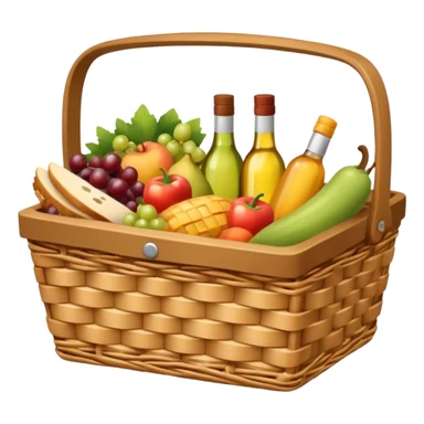 picnic basket sticker