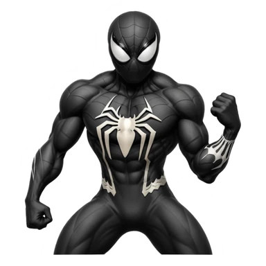 Venom Spider-man normal poes sticker