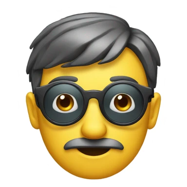 Poisson avec des lunettes  sticker