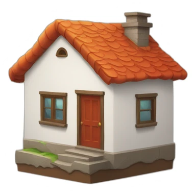 house with a dragon inside sticker