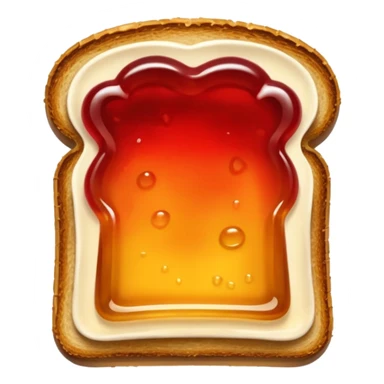 toast with jelly sticker