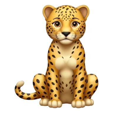 A high-resolution photo-realistic digital illustration of a young jaguar, chest upward A high-resolution, photo-realistic digital illustration of a majestic young jaguar sticker