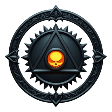 Make a black magic symbol sticker