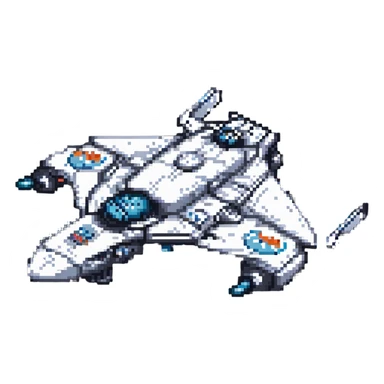 space cruiser, futuristic design sticker