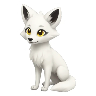 Arctic-Fox-Umbreon-hybrid full body sticker