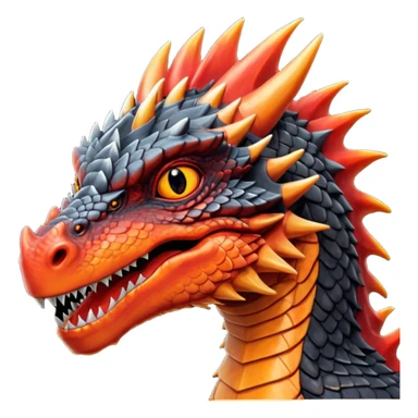 Drogon  from Games of throne character face only sticker
