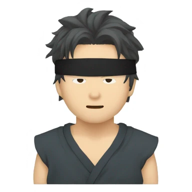 Satoru gojo blindfold sticker