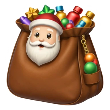 santa pouch sticker
