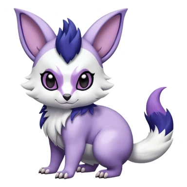 Shiny Furret-Absol-Noibat-Hybrid (Full body) sticker