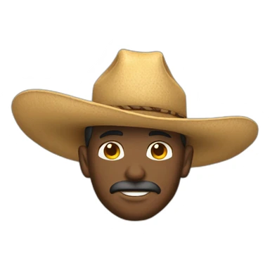 Sombrero de vaquero sticker