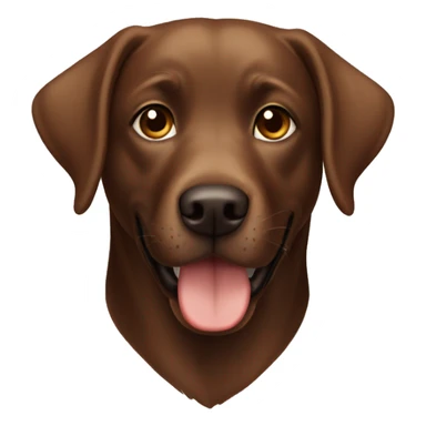 Brown Labrador Girl sticker