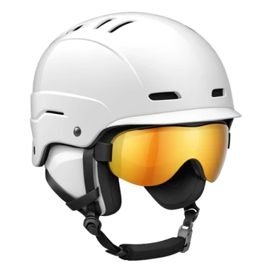 ski helmet no goggles sticker