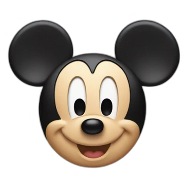 Mickey with mickey ears sticker