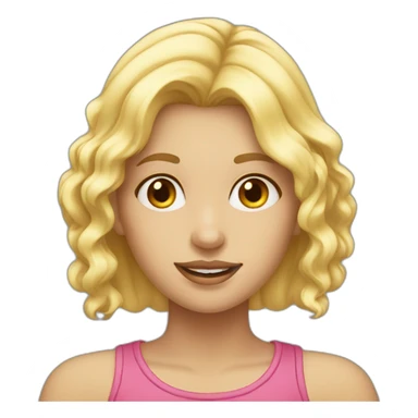 Blonde sweet girl sticker