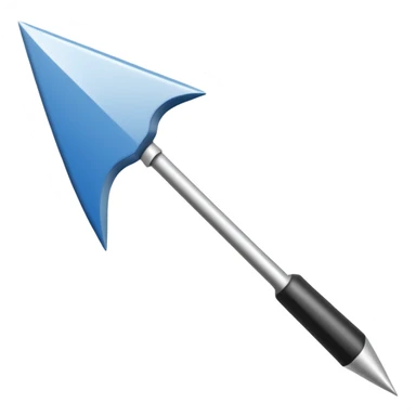 Flèche blanche pour aller a gauche sticker