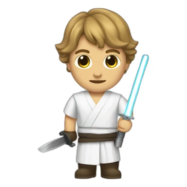 anikin skywalker getting cut in half sticker