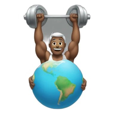 atlas lifting world sticker