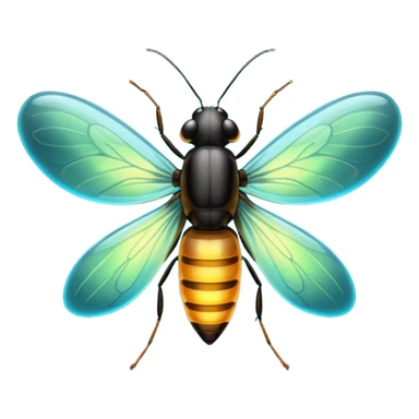 firefly glowing sticker