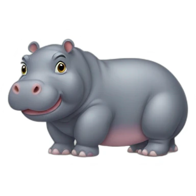chubby-baby-hippo sticker