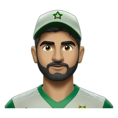 Babar azam sticker