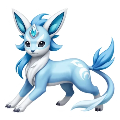 Primarina-Glaceon-Suicune-Amaura-Dialga-fusion sticker