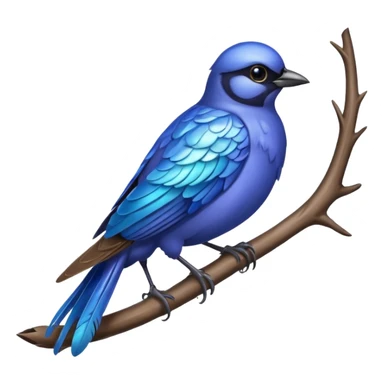 blue lark sticker