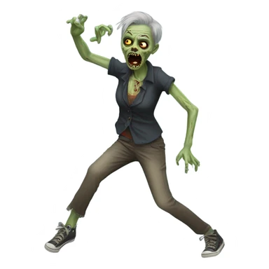 janis soplin zombie dancing sticker