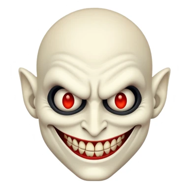 cartoon villain with exaggerated features sticker