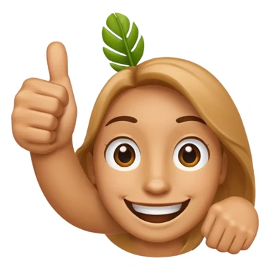 Hand with congratulations sticker