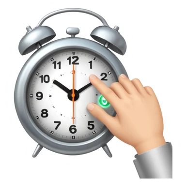 hitting snooze sticker