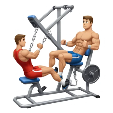 man how to do cable-machine-leg-abduction sticker