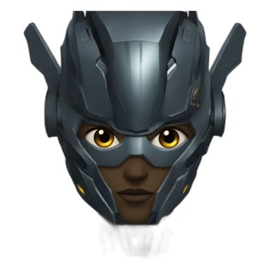 Dark night Mecha sticker