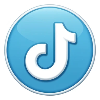 Tiktok Blue tick sticker sticker