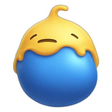 Blob weight gain sticker