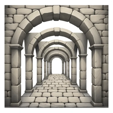 stone corridor sticker