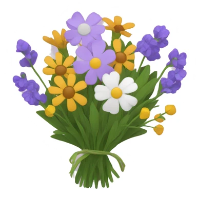 wildflower bouquet  sticker
