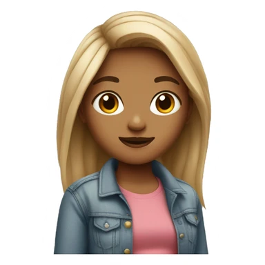 Girl wearing baggy pants and a crop top  sticker