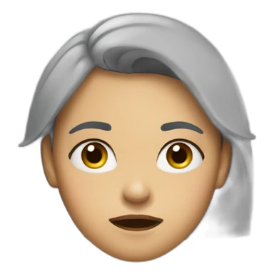 Woman with disgusted look on her face sticker