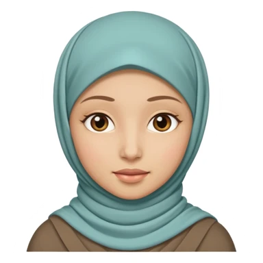 🙂 with hijab sticker