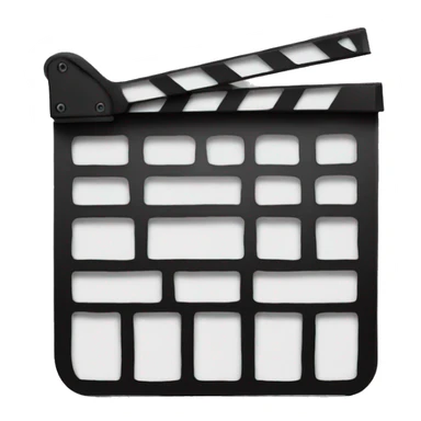 clapper board sticker