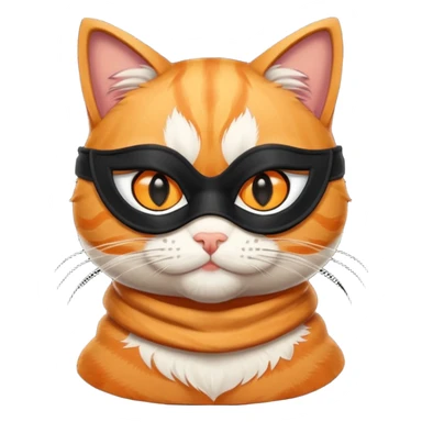 A robber cat sticker