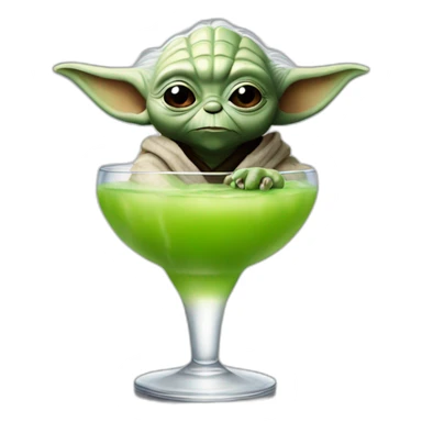 Yoda drink bi sticker