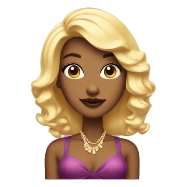 glamour girl sticker