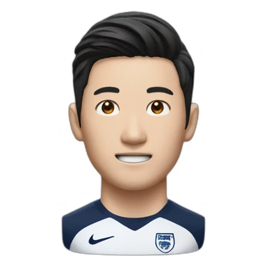 heung-min son head sticker