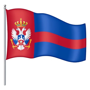 A flag of republic of srpska sticker