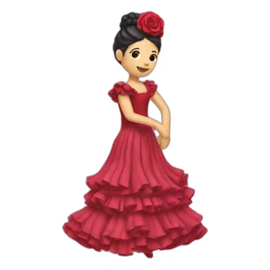 Flamenca sticker