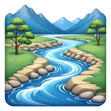 River way / stres sticker